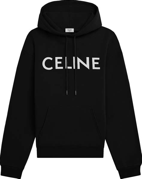 celine black hoodie